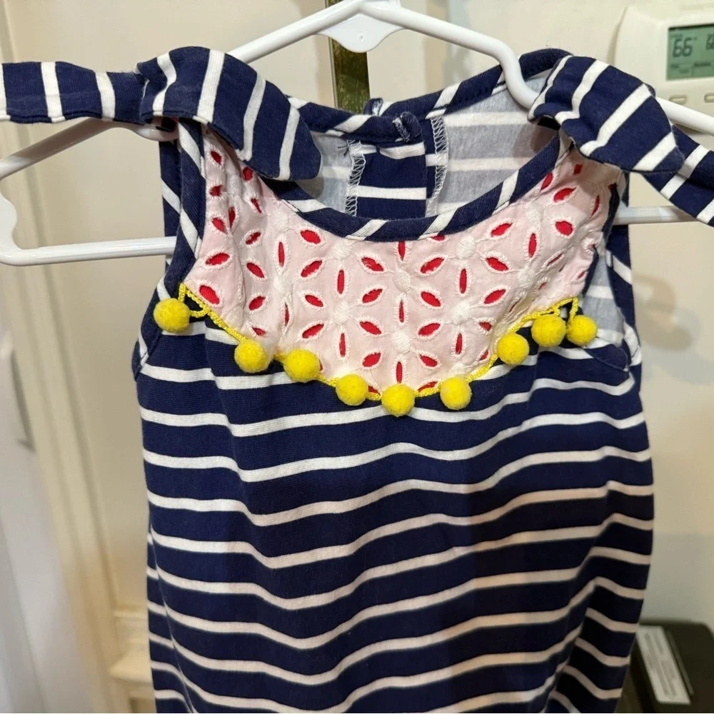 Peaches and Cream Bubble Romper